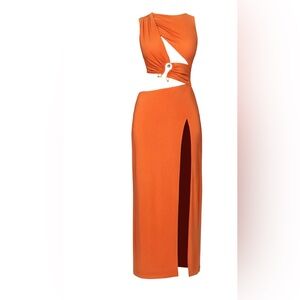 Bfyne kaia Orange Sleeveless Dress